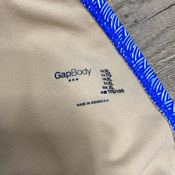 Gap Body Triangle Bikini‎ Top Blue Size Xlarge New - Picture 5 of 7